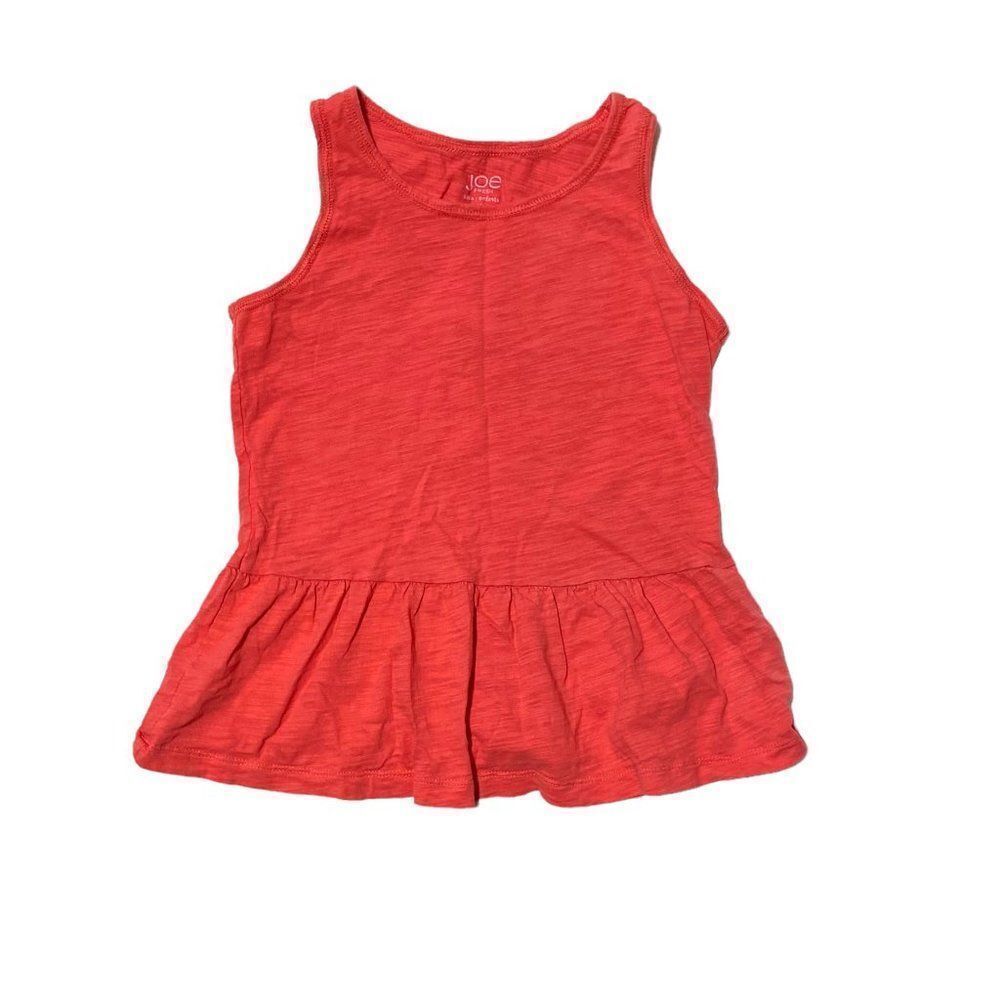 Joe Fresh Skirted Tank Deep Orange/Red